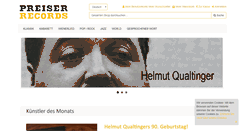 Desktop Screenshot of preiserrecords.at